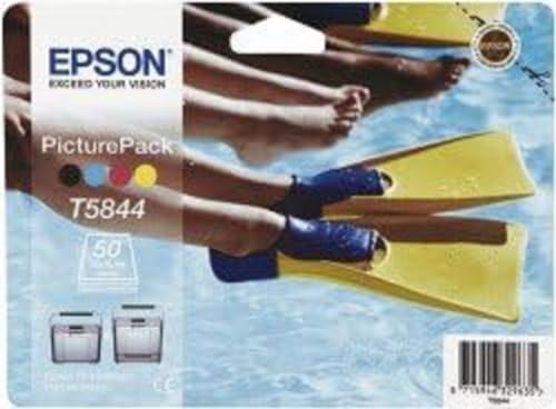 Epson T5844 Tintenpatrone Flossen, Multipack, 4-farbig Epson T5844 Tintenpatrone Flossen, Multipack, 4-farbig von Epson
