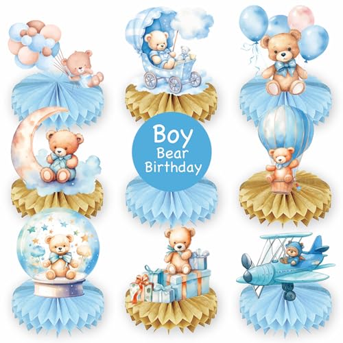 9 Stück Babyparty-Dekorationen für Mädchen, Jungen, Baby, Geschlechtsoffenbarung, Märchen-Thema, Wabendekorationen, Tischdekorationen für Geburtstagsparty für Kinder, Geschlechtsoffenbarung, 9 Stück Babyparty-Dekorationen für Mädchen, Jungen, Baby, Geschlechtsoffenbarung, Märchen-Thema, Wabendekorationen, Tischdekorationen für Geburtstagsparty für Kinder, Geschlechtsoffenbarung, von Epunk