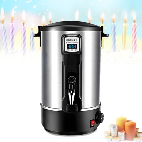 EpyGnom Wachsschmelzer für Kerzen Wachsschmelztopf Elektrisch mit Ausguss und Digitalanzeige Candle Wax Melting Pot Einstellbare Temperatur 30-100°C für Kerzenhersteller Anfänger 35L EpyGnom Wachsschmelzer für Kerzen Wachsschmelztopf Elektrisch mit Ausguss und Digitalanzeige Candle Wax Melting Pot Einstellbare Temperatur 30-100°C für Kerzenhersteller Anfänger 35L von EpyGnom