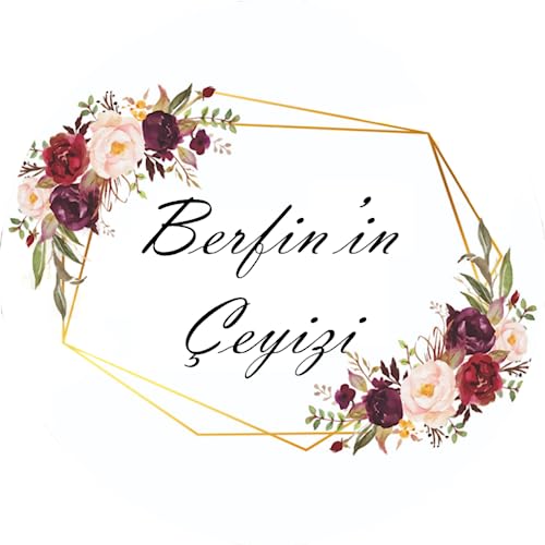 Çeyiz Aufkleber | Damat und Gelin Bohca | Aufkleber | Dekoration | A4 30 x 21 cm 14 (50) von ErYa