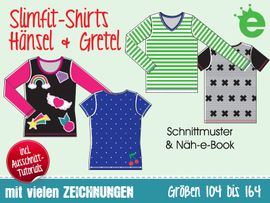 Slimfit-Shirts Hänsel & Gretel von Erbsenprinzessin