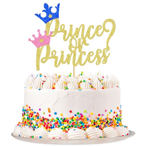 Ercadio Cupcake-Aufsätze für kleine Prinzessinnenkrone, glitzernd, Babyparty, Krone, Cupcake-Picks, Hochzeit, Mädchen, Geburtstag, Party, Kuchendekoration, Zubehör, 1 Stück von Ercadio