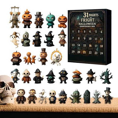 Erconsso 2025 Halloween Adventskalender Figuren - Countdown Sammelspielfiguren Für Kinder | Sammelbare Kunstharz Schreibtisch-Deko Modellpuppe Für Familie & Sammler Erconsso 2025 Halloween Adventskalender Figuren - Countdown Sammelspielfiguren Für Kinder | Sammelbare Kunstharz Schreibtisch-Deko Modellpuppe Für Familie & Sammler von Erconsso