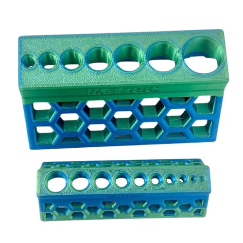 Erconsso Bohrlehre - Präzisionsbohrlehre Für Gerade Löcher,Rostfreies Präzisionswerkzeug-Set 2-teilig Für Verschiedene Materialien Mit Üblichen Bohrerstärken von Erconsso