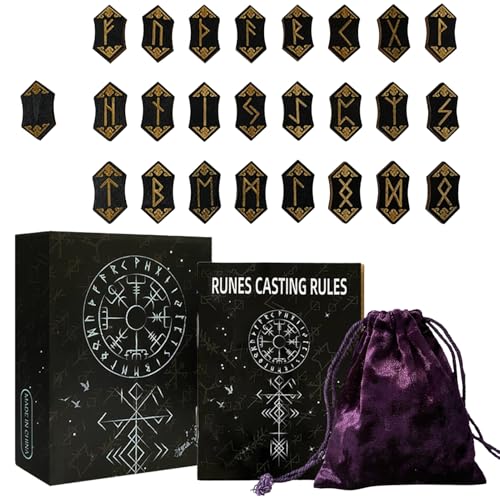 Erconsso Holzanfänger Runen | Holz Runen Set Mit Anleitungsbuch,Energie Symbol Meditationshilfe Mythologie Accessoire Für Camping Geschenk Familie Freunde Kollegen Erconsso Holzanfänger Runen | Holz Runen Set Mit Anleitungsbuch,Energie Symbol Meditationshilfe Mythologie Accessoire Für Camping Geschenk Familie Freunde Kollegen von Erconsso