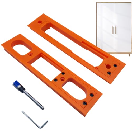 Erconsso Türband Fräslehre - Klemmbare Türband Lehre,Tragbares Montageset Schnelle Installation Für Garagenreparatur Außentüren Einbau Erconsso Türband Fräslehre - Klemmbare Türband Lehre,Tragbares Montageset Schnelle Installation Für Garagenreparatur Außentüren Einbau von Erconsso
