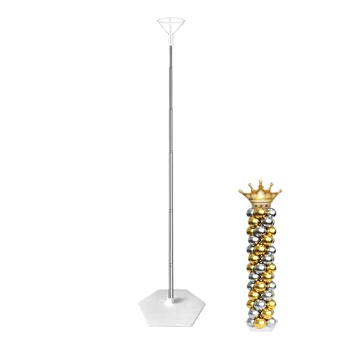 Teleskop-Ballonständer, Höhenverstellbare Ballonsäule, wiederverwendbarer Metall-Tischständer für Geburtstag, Abschlussfeier, Hochzeit, Geburtstagsfeiern Dekoration Teleskop-Ballonständer, Höhenverstellbare Ballonsäule, wiederverwendbarer Metall-Tischständer für Geburtstag, Abschlussfeier, Hochzeit, Geburtstagsfeiern Dekoration von Erconsso