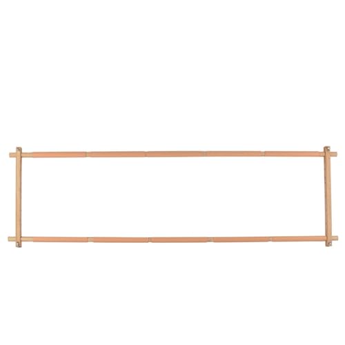 Stickständer Stickerei-Ständer, Schoßhalter, Boden mit leichter Tischklemme, Handarbeiten, bodenstehender Typ, verstellbarer Rahmen ( Color : Beige , Size : 53.14*15.74in ) von ErdBar