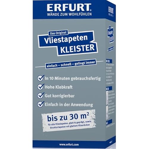 Erfurt Kleister Vlies Tapetenkleister Vliestapete Vliestapetenkleister 200g Pulverkleister transparent für bis zu 30m² Erfurt Kleister Vlies Tapetenkleister Vliestapete Vliestapetenkleister 200g Pulverkleister transparent für bis zu 30m² von Erfurt