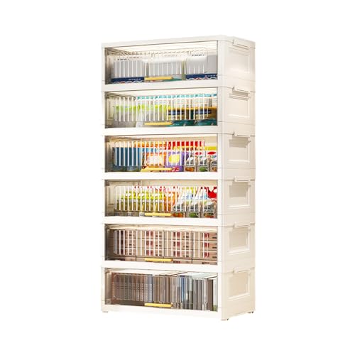 Ergocar Faltbarer Schrank, faltbarer Schrank mit großem Fassungsvermögen, Storage cabinets with pulleys，zur Verwendung in Schlafzimmern, Wohnzimmern, Büros und Küchen von Ergocar
