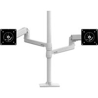 ergotron Monitor-Halterung LX-Dual 45-509-216 weiß für 2 Monitore, Tischklemme ergotron Monitor-Halterung LX-Dual 45-509-216 weiß für 2 Monitore, Tischklemme von Ergotron