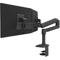 ergotron Monitor-Halterung LX Dual Direct 45-489-224 schwarz für 2 Monitore, Tischklemme von Ergotron