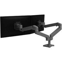 ergotron Monitor-Halterung LX Pro Dual Side-By-Side 45-686-293 dunkelgrau für 2 Monitore, Tischbohrung, Tischklemme ergotron Monitor-Halterung LX Pro Dual Side-By-Side 45-686-293 dunkelgrau für 2 Monitore, Tischbohrung, Tischklemme von Ergotron