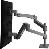 ergotron Monitor-Halterung LX Pro Dual Stacking 45-690-293 dunkelgrau für 2 Monitore, Tischbohrung, Tischklemme ergotron Monitor-Halterung LX Pro Dual Stacking 45-690-293 dunkelgrau für 2 Monitore, Tischbohrung, Tischklemme von Ergotron
