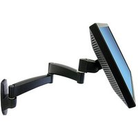 ergotron Monitor-Halterung Serie 200 mit 2 Auslegern 45-234-200 schwarz für 1 Monitor, Wandhalterung von Ergotron