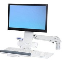 ergotron Monitor-Maus-Tastatur-Halterung StyleView 45-266-216 weiß für 1 Monitor, 1 Tastatur, 1 Maus, 1 Scanner, Wandhalterung von Ergotron
