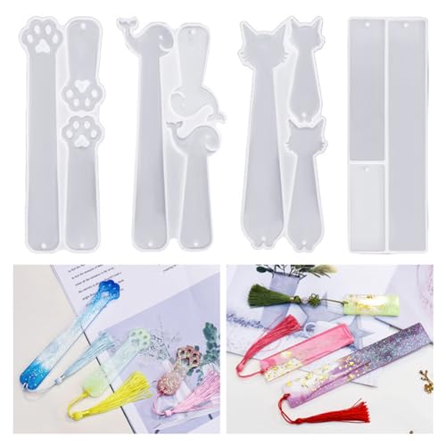 Ergouzi 4 Stück epoxidharz formen,epoxidharz set anfänger,silikon gießform,epoxidharz formen silikon,lesezeichen personalisiert,lesezeichen Ergouzi 4 Stück epoxidharz formen,epoxidharz set anfänger,silikon gießform,epoxidharz formen silikon,lesezeichen personalisiert,lesezeichen von Ergouzi
