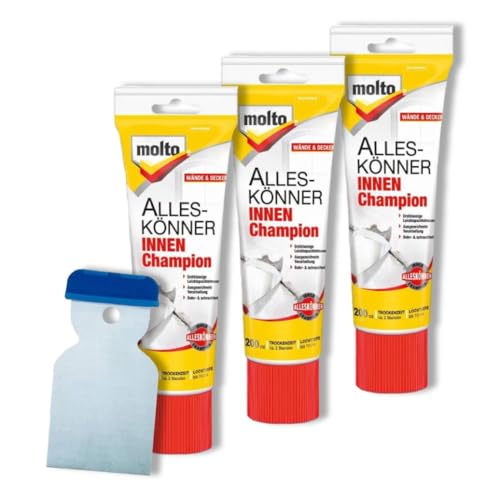 3x Molto Alleskoenner Innen Champion mit Metallspachel von Erhard-Trading