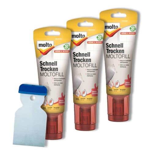 3x Moltofill Reparaturspachtel Schnelltrocken mit Metallspachtel 3x Moltofill Reparaturspachtel Schnelltrocken mit Metallspachtel von Erhard-Trading