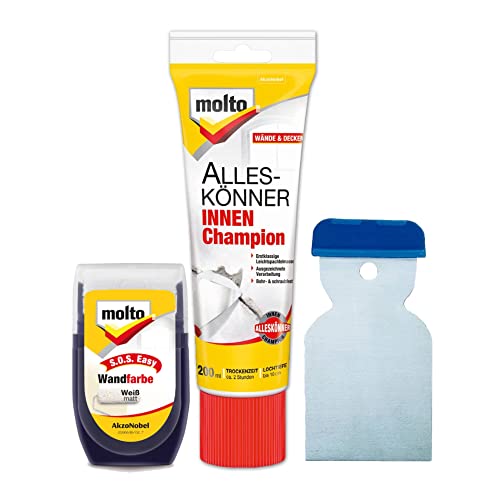 UNIVERSAL REPARATUR-Set Alleskönner für Löcher Risse Schäden in Wand/Decke/Holz innen weiß UNIVERSAL REPARATUR-Set Alleskönner für Löcher Risse Schäden in Wand/Decke/Holz innen weiß von Erhard-Trading