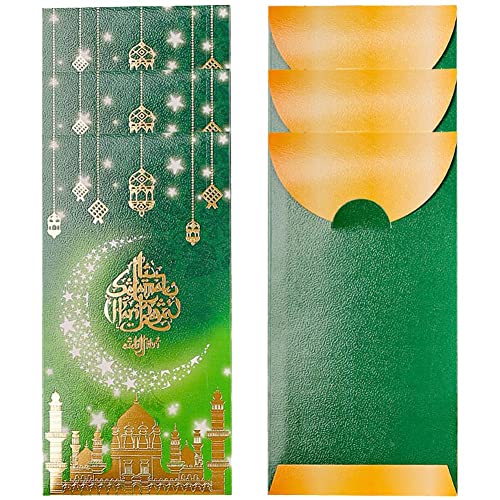 Eid Money Umschläge Geschenkkartenhalter 6pcs Ramadan Papiertüten Eid Mubarak Grüße Lieferungen Eid Feiertagsfeier Dekorationen von Ericetion