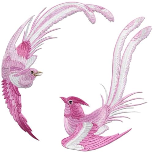 Ericetion 1 Paar Fliegende Phönix-vögel-Applikationen, Bestickt, Zum Aufbügeln/aufnähen, Für Kleidung, Tasche, Basteln, Hochzeit, Heimdekoration Ericetion 1 Paar Fliegende Phönix-vögel-Applikationen, Bestickt, Zum Aufbügeln/aufnähen, Für Kleidung, Tasche, Basteln, Hochzeit, Heimdekoration von Ericetion