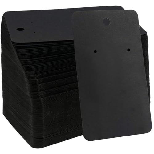 Ericetion 100 Stück Ohrring-Display-Karte, Ohrring-kartenhalter, Leere Kraftpapier-Tags, Ohrstecker-Halter Für Ohrstecker Und Ohrringe Ericetion 100 Stück Ohrring-Display-Karte, Ohrring-kartenhalter, Leere Kraftpapier-Tags, Ohrstecker-Halter Für Ohrstecker Und Ohrringe von Ericetion