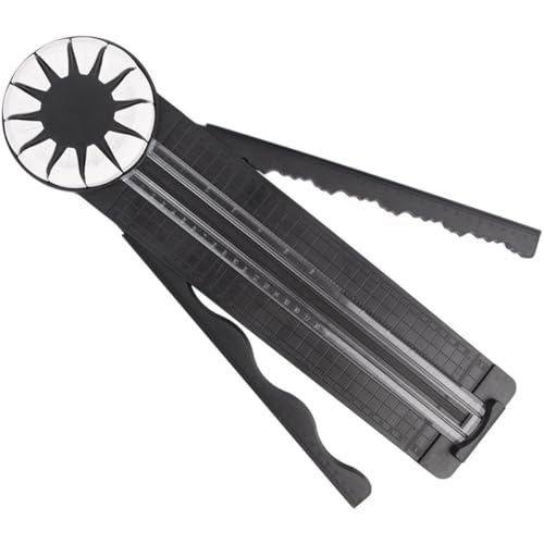 Ericetion 12-in-1-rollpapierschneider, Scrapbook-papierschneidewerkzeug, Trimmer, Lineal, Rotierender Papierschneider, Multifunktionaler Papierschneider, Trimmer Für Scrapbooking-Werkzeuge von Ericetion