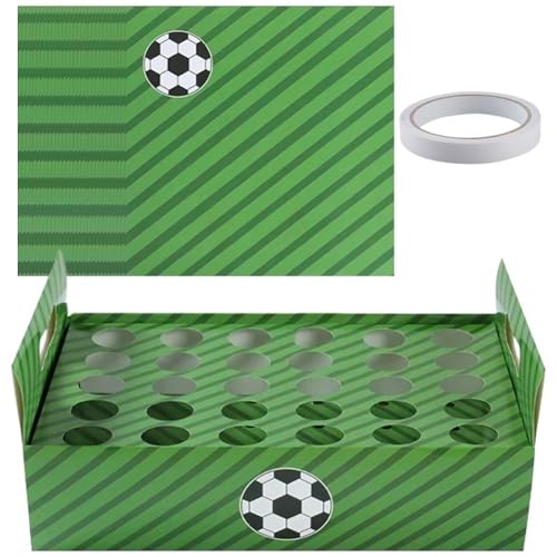 Ericetion 30-teiliges Set Snackhaltern Aus Papiertüten Fußballmotiv, Popcornboxen Aus Fußball, snackbox Für Partyzubehör Zum Thema Geburtstag, Fußball Und Sport Ericetion 30-teiliges Set Snackhaltern Aus Papiertüten Fußballmotiv, Popcornboxen Aus Fußball, snackbox Für Partyzubehör Zum Thema Geburtstag, Fußball Und Sport von Ericetion
