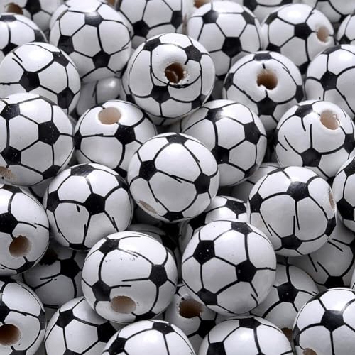 Ericetion 30pcs 16mm Runde Ballperlen Basketball Baseball Tennis Perlen DIY Machen Sport Schulde Jumen Braket Halle Keiner Ericetion 30pcs 16mm Runde Ballperlen Basketball Baseball Tennis Perlen DIY Machen Sport Schulde Jumen Braket Halle Keiner von Ericetion