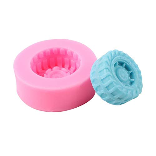 Ericetion 3D Auto Reifen Silikon Fondant Form Kuchen Dekorieren Backen Sugarcraft Form Werkzeuge Backen Werkzeuge Für Kuchen von Ericetion