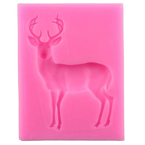 Ericetion 3D -Hirsch Silikonform Polymer Ton Süßigkeiten Schokoladenkekse Backform Weihnachts Cupcake Topper Fondantkuchen Dekoration Werkzeuge Ericetion 3D -Hirsch Silikonform Polymer Ton Süßigkeiten Schokoladenkekse Backform Weihnachts Cupcake Topper Fondantkuchen Dekoration Werkzeuge von Ericetion