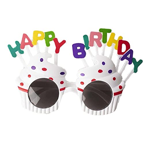 Ericetion Spaß Alles Gute Zum Geburtstag Tasse Kuchengläser Sonnenbrille Party Spaß Foto Brille Neuheit Selfie Requisiten Spielzeug Für Alle Altersgruppen, Die Heiß Sind von Ericetion