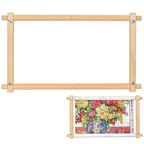 Gobelin Scroll-Stickrahmen Kreuzstich DIY Quilt-Werkzeug 46x25.5cm Gobelin Scroll-Stickrahmen Kreuzstich DIY Quilt-Werkzeug 46x25.5cm von Ericetion
