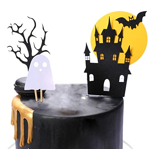 Ericetion Halloween Cake Topper Haunted House Cake Topper Halloween Kuchen Dekoration Geisterkuchen Dekoration Kürbis Cupcake Dekoration Für Wizard Party Ghost Party Spider Party Ericetion Halloween Cake Topper Haunted House Cake Topper Halloween Kuchen Dekoration Geisterkuchen Dekoration Kürbis Cupcake Dekoration Für Wizard Party Ghost Party Spider Party von Ericetion