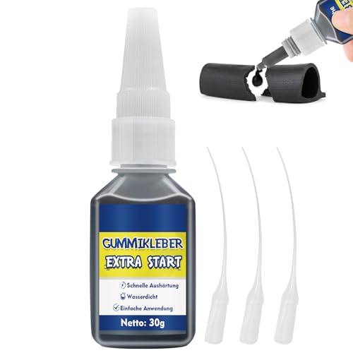 Erigathe Gummikleber Extra Stark, 30g Reifenkleber mit Anti-Trocknungsspitze, Starke Bindung Kleber für Gummi, Reifen, Schuhe, Gürtel und Weitere Gummiprodukte Erigathe Gummikleber Extra Stark, 30g Reifenkleber mit Anti-Trocknungsspitze, Starke Bindung Kleber für Gummi, Reifen, Schuhe, Gürtel und Weitere Gummiprodukte von Erigathe