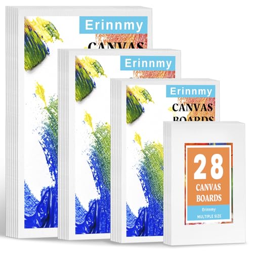 Leinwandtafeln zum Malen, Weiß, 28 Stück von Erinnmy