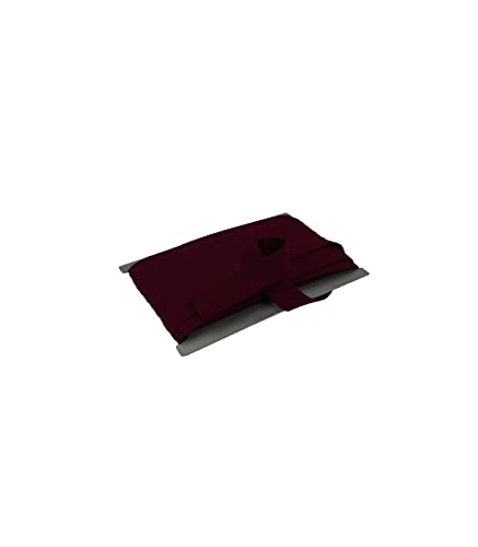 10 Meter Baumwoll - Schrägband/Einfassband Nahtband 100% Baumwolle Schrägbänder 18mm gefalzt (weinrot (120)) von Erlif