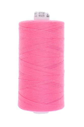 1000 Meter Polyester Nähgarn Knopflochgarn Ziergarn Jeansgarn Stärke 30 Ariadna TALIA (718 - pink) von Erlif