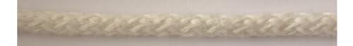Baumwollkordel 5mm Kordel aus Baumwolle in 26 Farben (1602 - Creme, 5 Meter) von Erlif