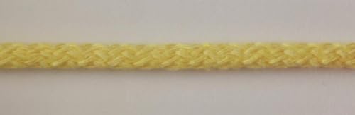 Baumwollkordel 5mm Kordel aus Baumwolle in 26 Farben (1605 - gelb, 20 Meter) von Erlif