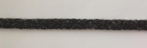 Baumwollkordel 5mm Kordel aus Baumwolle in 26 Farben (1610 - anthrazit, 20 Meter) von Erlif