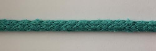 Baumwollkordel 5mm Kordel aus Baumwolle in 26 Farben (1626 - smaragdgrün, 20 Meter) von Erlif