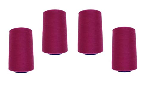4 Konen Overlockgarn Nähgarn VIGA 120 (0109 - magenta) von Erlif