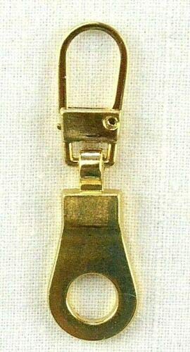 Ersatz-Zipper für Reißverschlüsse Reißverschluss Griff (gold, 3 Stück) von Erlif