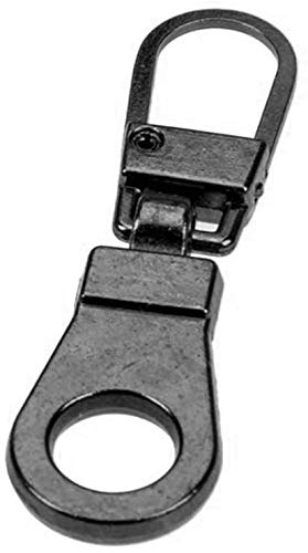 Ersatz-Zipper für Reißverschlüsse Reißverschluss Griff (schwarz, 10 Stück) von Erlif
