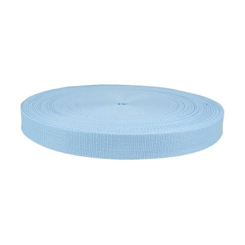 Gurtband 100% Polypropylen Taschengurtband Gurt Bänder für Taschen (30mm Breite / 2 Meter lang, hellblau) von Erlif