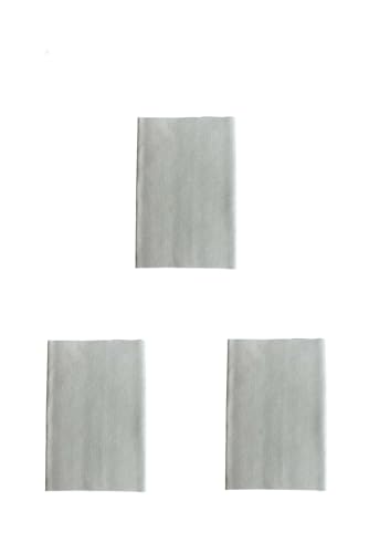 Köper-Flickstoff Aufbügelflicken aus Baumwolle (hellbeige, 3 Pack) von Erlif