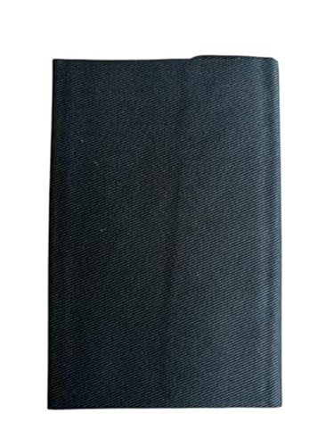 Köper-Flickstoff Aufbügelflicken aus Baumwolle (schwarz, 1 Pack) von Erlif
