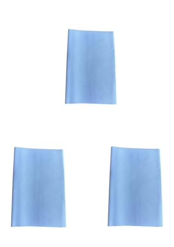 Köper-Flickstoff Aufbügelflicken aus Baumwolle (weiß, 3 Pack) von Erlif